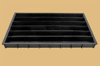 Düşük Sıcaklığa Dayanıklı Plastik Çekirdek Tepsi / Siyah Kaya Çekirdek Kutuları 850mm